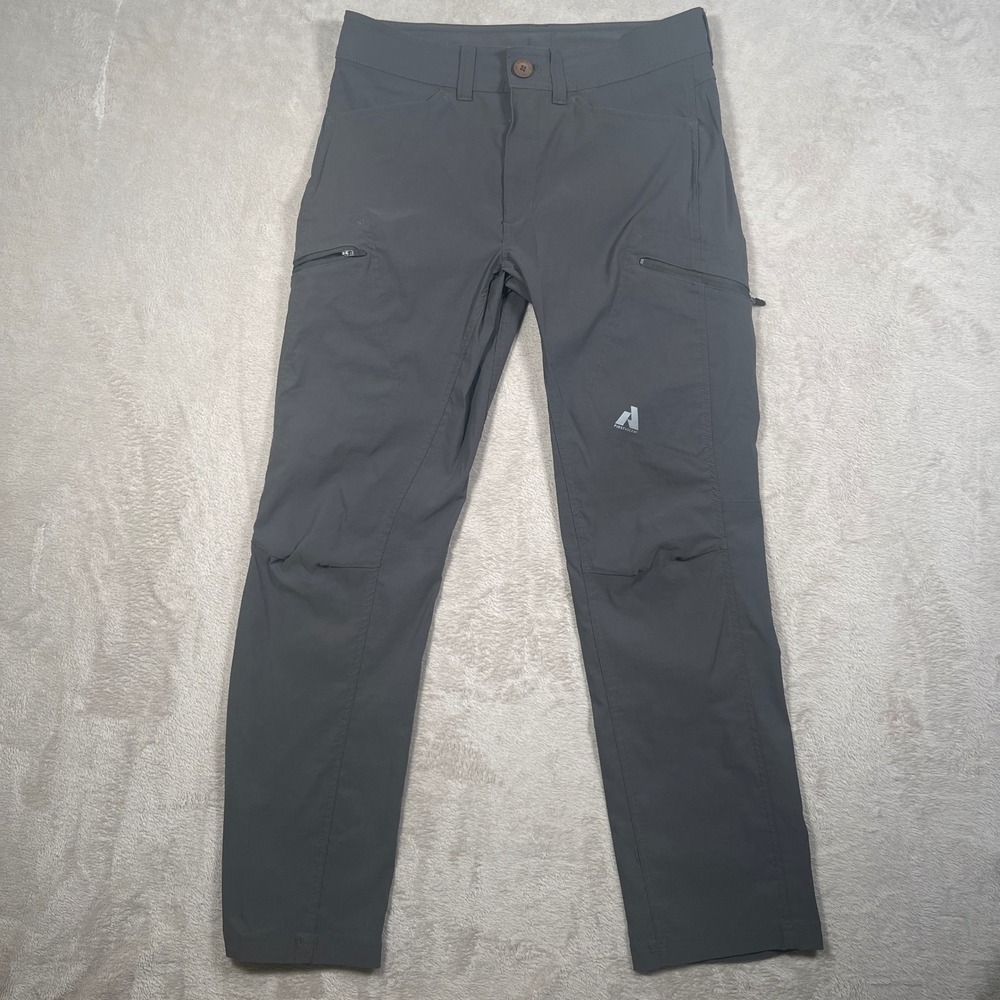 Eddie Bauer First Ascent Guide Pro Pants Mens 32x32 Gray Hiking Technical Cargo